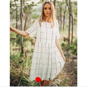 Piper and Scoot Grid Dress